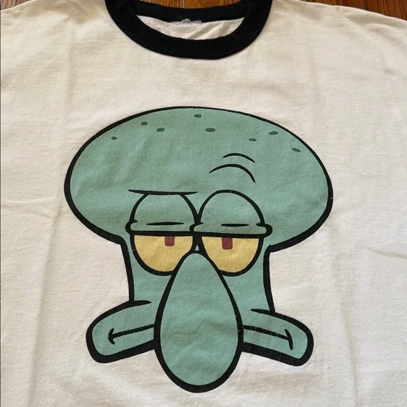 2002 Squidward Vintage Ringer T-Shirt - Picture 3 of 11